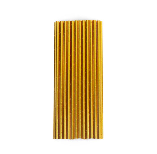 Gold Paper Straws