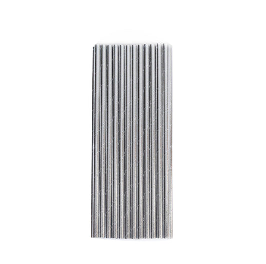 Silver Paper Straws