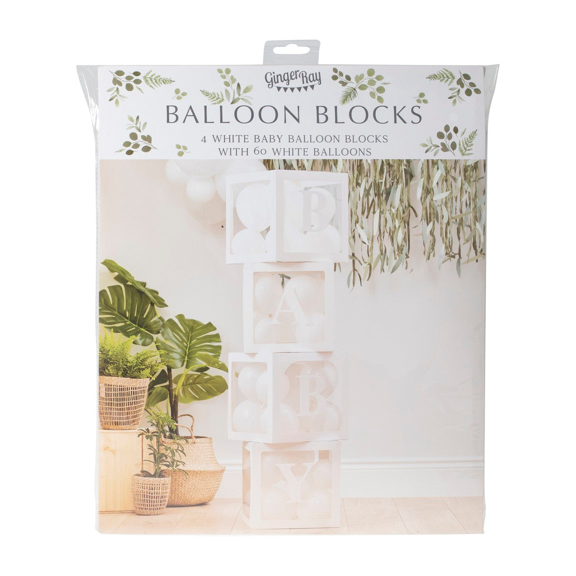 Pop Up Baby Blocks Balloon Decoration