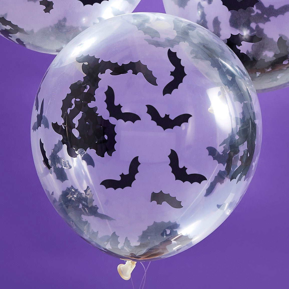 Halloween Bat Confetti Balloons