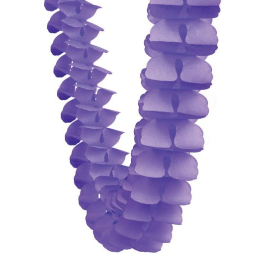 Lilac Honeycomb Garland