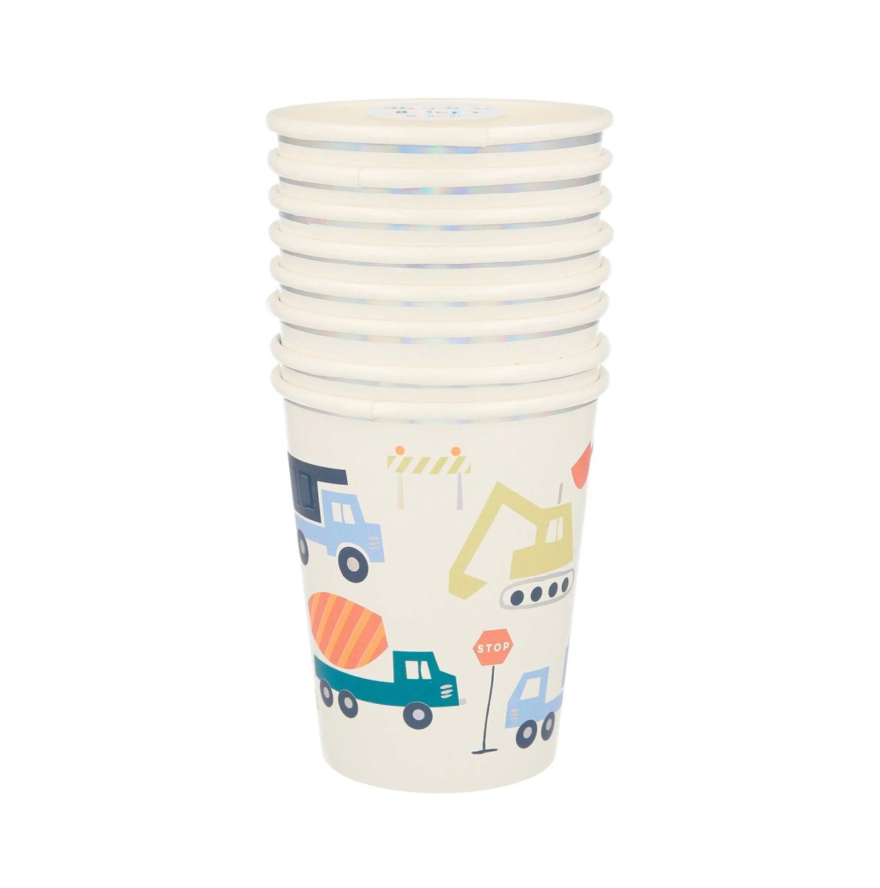 Construction Cups (pack of 8)