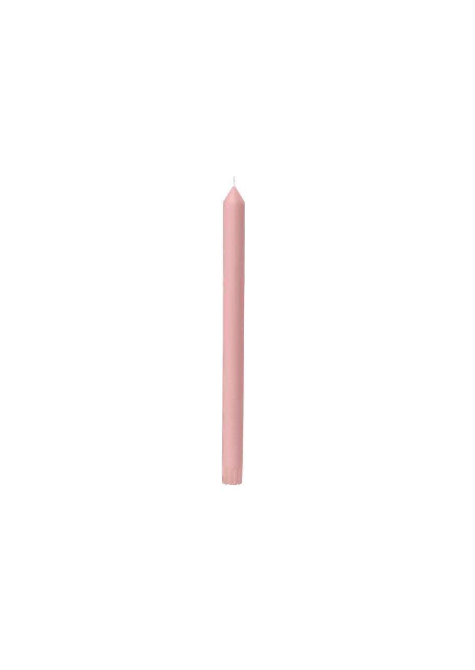 Coral Pink Dinner Candle