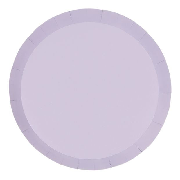 Pastel Lilac Snack Plates (10 pack)