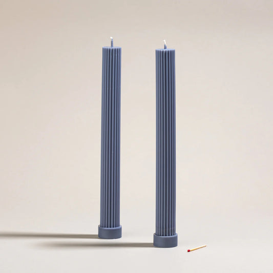 Tall Pillar Candle - Storm