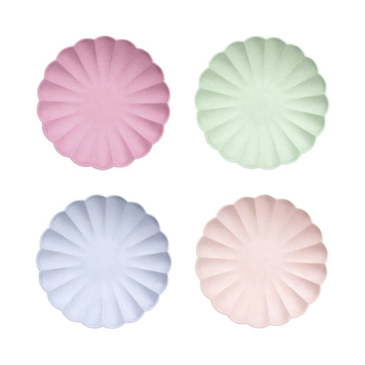 Multicolour Eco Small Plates (Pack 8)