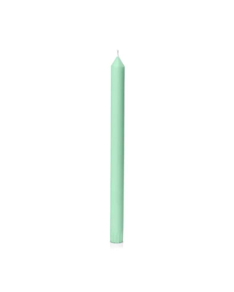 Mint dinner table candle