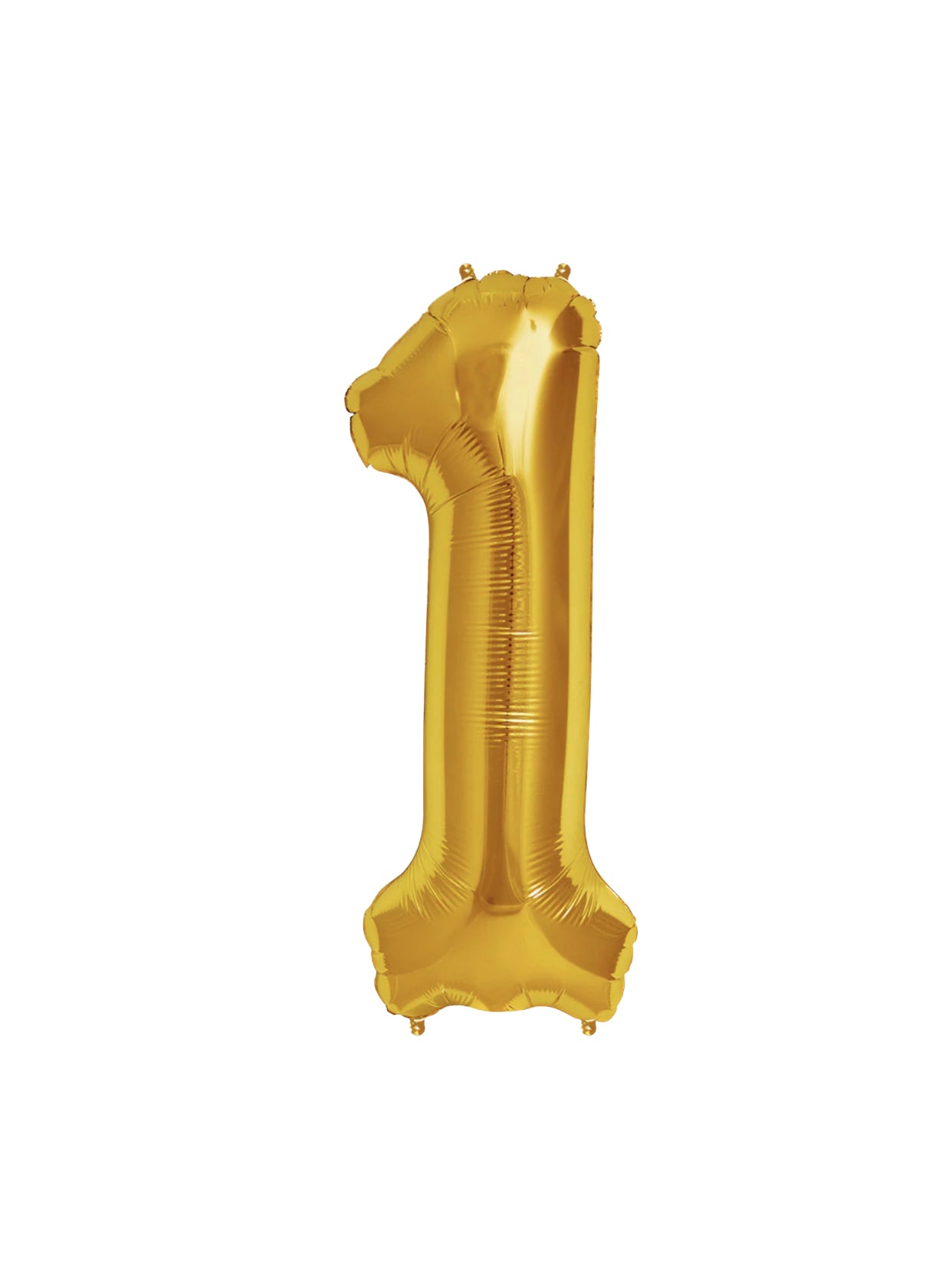 86cm Number 1 Helium Filled Foil Balloon Gold