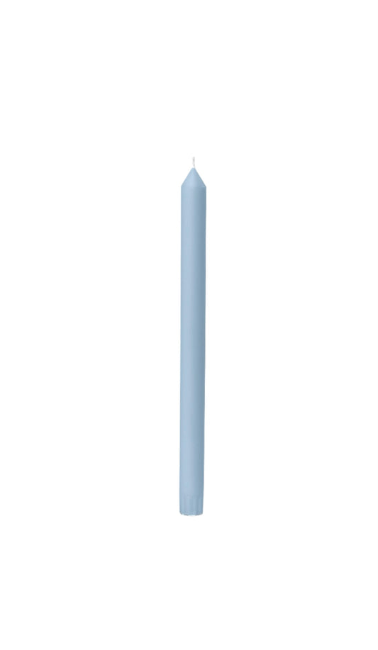 French Blue Dinner Candle 40cm