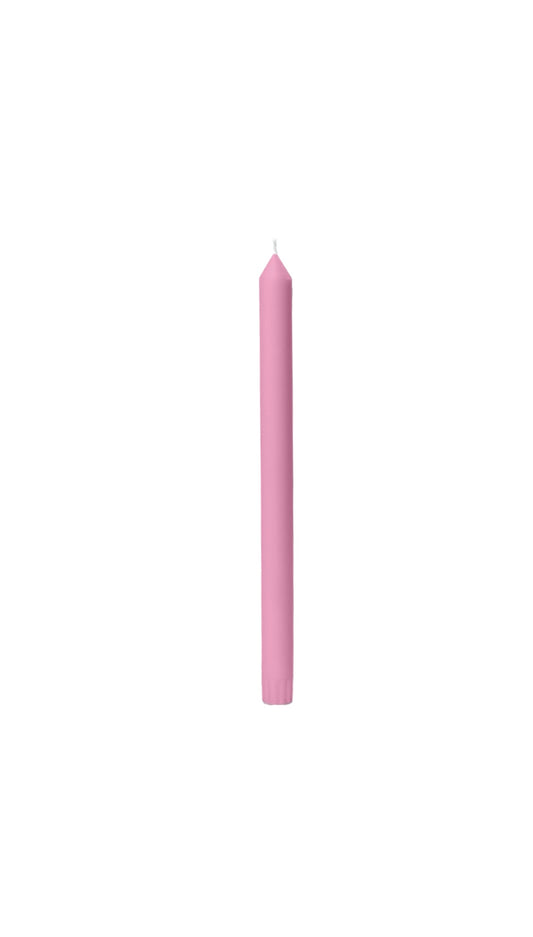 Rose Pink Dinner Table Candle